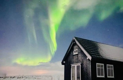 Rangarþing ytra Casa | Bjalli, house on the elven slope with a view of Hekla volcano