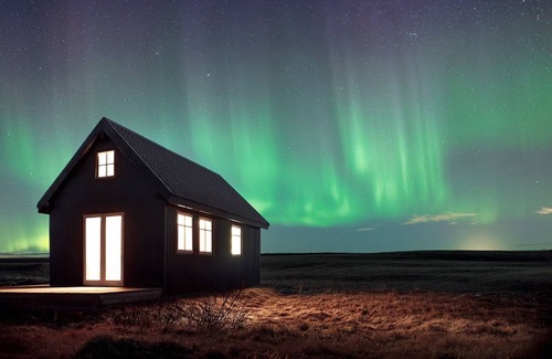 Rangarþing ytra Casa | Bjalli, house on the elven slope with a view of Hekla volcano