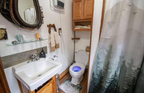 Necedah Casa | Black bear cabin with blow up hot tub