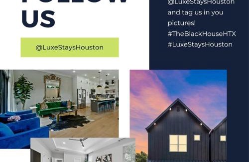 Northside Casa | Black House - Downtown Elegance with HotTub and King Beds