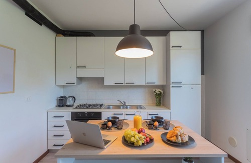 Albate Apartamento | Black Loft Como - Estudio Piso, Capacidad 2