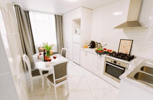 Ternopil Apartamento | Black&White Нова стильна квартира на Київській