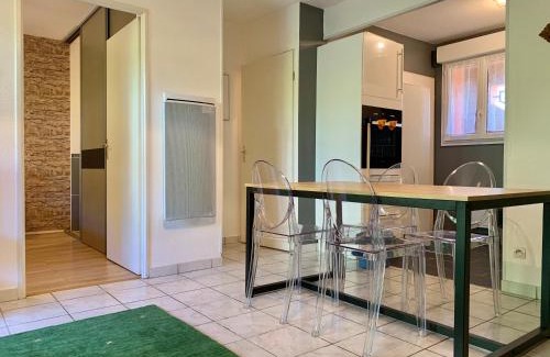 Blagnac Apartamento | Blagnac : appartement T2 avec jardin, parking et climatisation