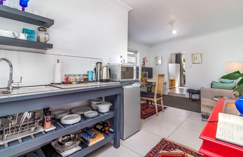 Franschhoek Cabaña | Bleu Cobalt Cottage es una casa rural encantadora y privada.