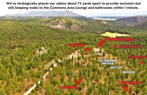 Missoula Casa | Blind Cabin Off-Grid, Pet-friendly w Hot Tub