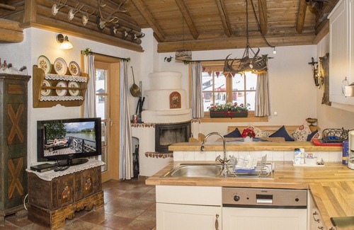 Seefeld in Tirol Cabina | Blockhouse Schwalbennest - At the ski hill