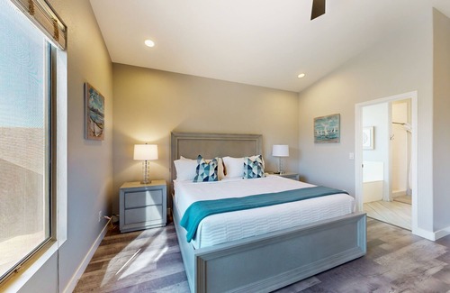 Desert View Village Casa | Blooming Cacti Hideaway | Luxe home with pool, hot tub, grill, and mtn views