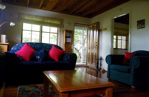Blackheath Cabaña | Blossom Cottage Blackheath parejas familias gas registro fuego spa baño arbusto paseos