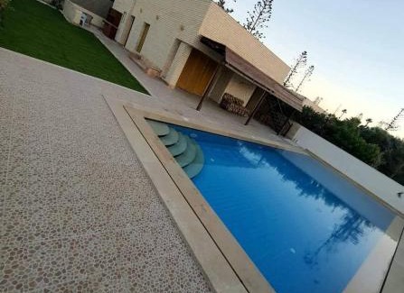 Borg el Arab Chalet De Esquí | Blue calm chalet