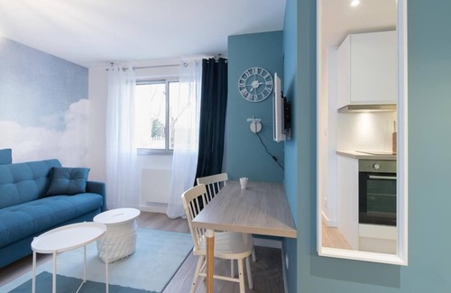 Villeurbanne Apartamento | "blue Dream"- Studio Cosy, Propre, Déco Sympa, Juste en Face de L'insa/doua