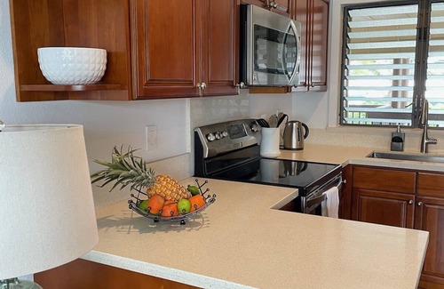 Kapaa Condominio | Blue Hawaii - Top Floor Lae Nani 334 - Beachfront Condo with AC & WD