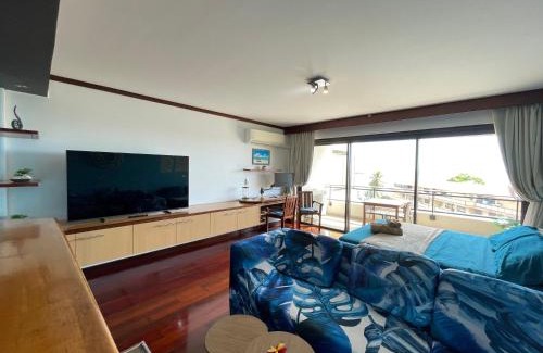 Papeete Apartamento | Blue Moana Studio Papeete - Sea View, AC, Fast Wifi, Pool, Gym
