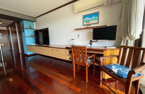 Papeete Apartamento | Blue Moana Studio Papeete - Sea View, AC, Fast Wifi, Pool, Gym