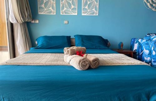 Papeete Apartamento | Blue Moana Studio Papeete - Sea View, AC, Fast Wifi, Pool, Gym