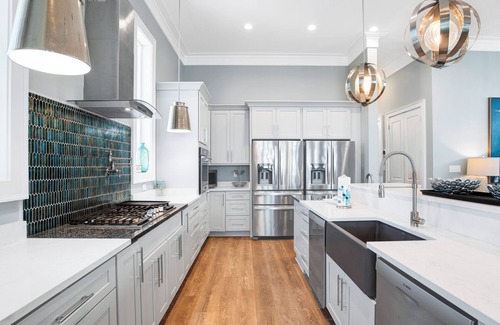 Southpointe Casa | Blue Oasis - Ultimate Luxury, Beachfront Home, Private Pool and Elevator!
