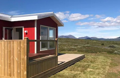 Reykholt Cabina | Blue View Cabin 1B with Hot Tub