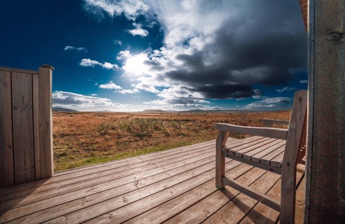 Reykholt Cabina | Blue View Cabin 6B with Hot Tub
