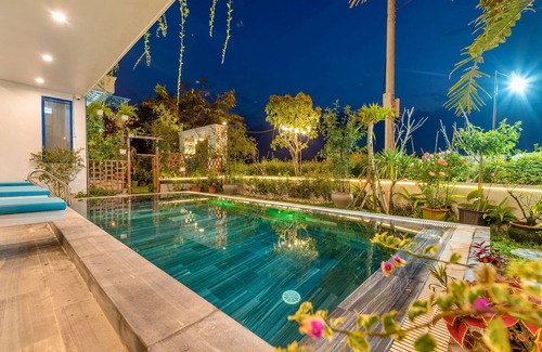 Cam Ha Villa | Vivian Blue Villa, Lago Trang Keo, Cam Ha, Hoi An