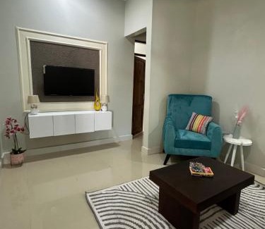 Msasani Casa | Blue wave loft master bedroom