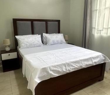 Msasani Casa | Blue wave loft master bedroom