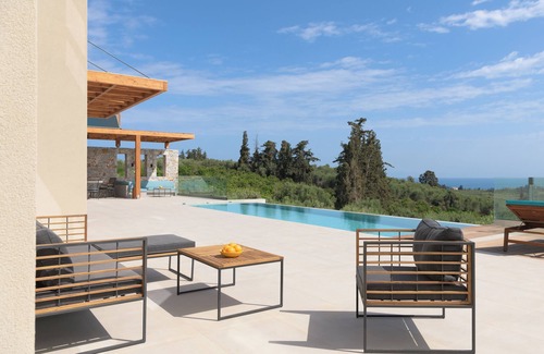 Modi Villa | Blue Zone Villa, a SeaView Sanctuary with Pool