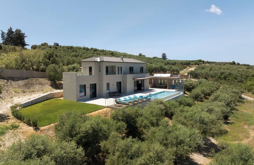 Modi Villa | Blue Zone Villa, a SeaView Sanctuary with Pool