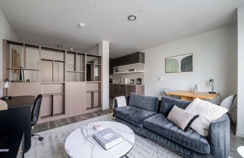 Yesler Terrace Apartamento | Blueground | First Hill, rooftop & gym, nr SU
