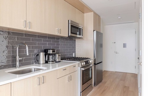 Hunters Point Apartamento | Blueground | LIC, gym & w/d, nr MoMA PS1
