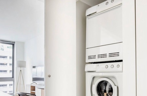Hunters Point Apartamento | Blueground | LIC, pool & w/d, nr Gantry Park