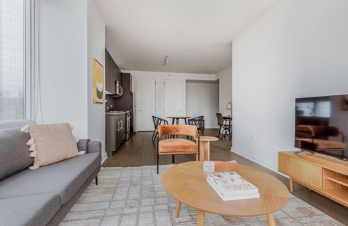 NoMad Apartamento | Blueground | Midtown S, gym & w/d, nr Empire State