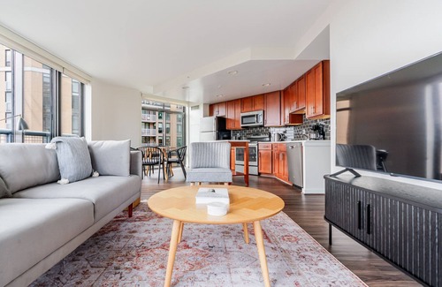 Clarendon Apartamento | Blueground | Virginia Sq, pool & w/d, nr parks