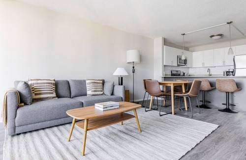 West Loop Gate Apartamento | Blueground | West Loop, gym & bbq, nr Willis Tower
