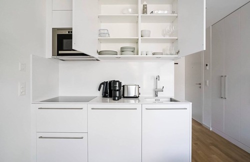 Langstrasse Apartamento | Blueground | Wiedikon, blcny, elev, w/d, nr market