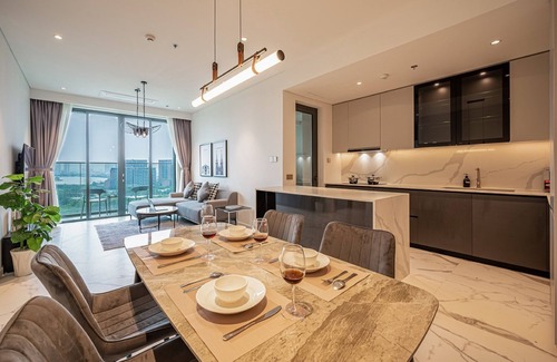Thu Thiem Apartamento | Bluesky Zeit River Metropole Apt Hotel