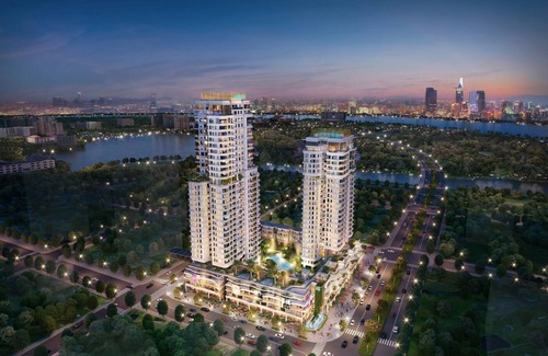 Thu Thiem Apartamento | Bluesky Zeit River Metropole Apt Hotel