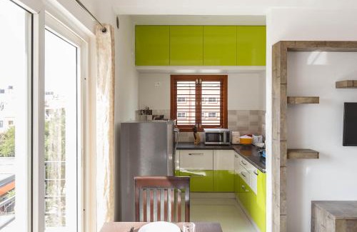 Sector 2 Apartamento | BluO 1BHK HSR Layout - Terrace Garden, Balcony