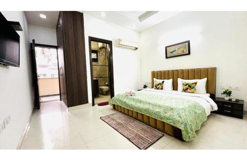 Greater Kailash Apartamento | BluO 2BHK - Greater Kailash Lift Balcony Parking