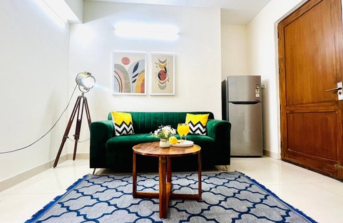 South Extension Apartamento | BluO Classic 1BHK - Defence Colony Market