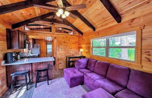 Twin Mountain Cabina | BMV4 Awesome "Tiny Home" A/C, Mountain Views, Minutes to Skiing, Hiking, Attractions, Dog Friendly!