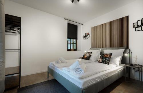Mettingen Apartamento | Boardinghaus Grünefeld W1 - Schöne Serviced Apartments - Küche - Smart TV - P - Rainshower
