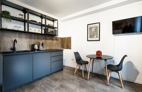 Mettingen Apartamento | Boardinghaus Grünefeld W1 - Schöne Serviced Apartments - Küche - Smart TV - P - Rainshower
