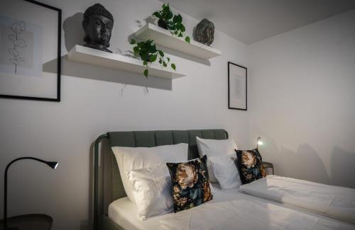 Mettingen Apartamento | Boardinghaus Grünefeld W5 I by Wooon I P I Küche I Smart TV