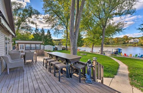 Newville Casa | Boat Dock and Backyard Rock River Retreat