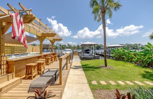 Holiday Beach Casa | Boat dock and jet ski pad! bring your boat!