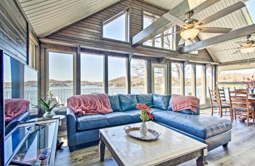Sunrise Beach Casa | Boat Dock and Scenic Decks Lake of the Ozarks Gem