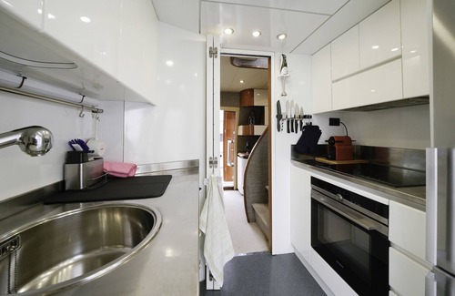 Sant Adria de Besos Alquiler De Eote | Boat "Exclusive Yacht 20m In Barcelona" with Sea View, Private Terraces & Wi-Fi