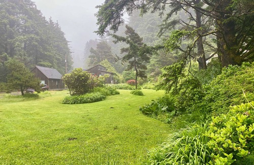 Yachats Cabina | Bob Creek Studio - across from Bob Creek Beach, Forest.