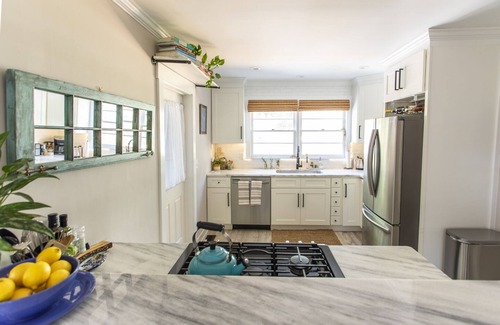 Riverland Terrace Casa | Bohemian Cottage with Outdoor Oasis w/ Golf Cart!