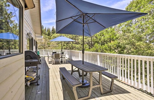 Crestline Casa | Boho-Chic Home with Game Room Near Lake Gregory!