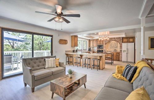 Crestline Casa | Boho-Chic Home with Game Room Near Lake Gregory!
